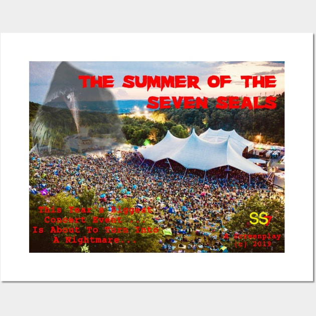 The Summer of the Seven Seals - Design 2 Wall Art by Beanietown Media Designs